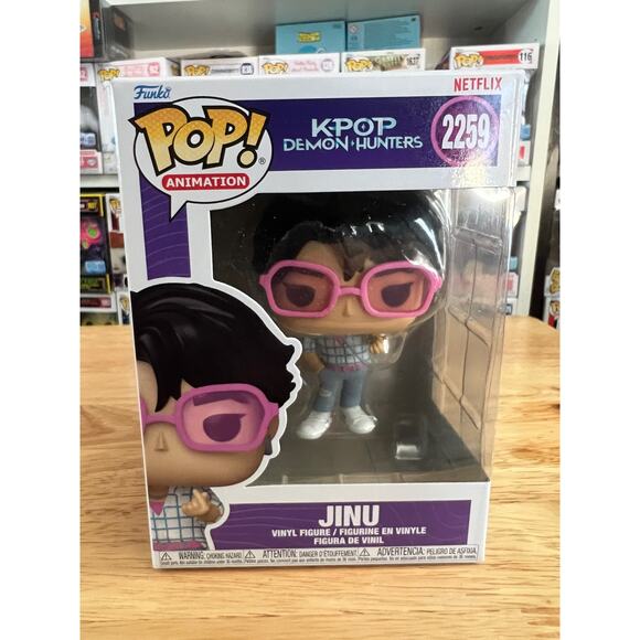 NEW IN HAND AUTHENTIC Jinu K-Pop Demon Hunters Funko Pop #2259 Huntr/X Saja Boys - Picture 1 of 6